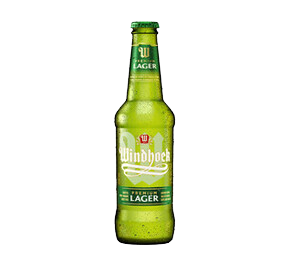 WINDHOEK LAGER BOTTLE 330ML
