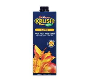 KRUSH 100% UHT MANGO JUICE 1LT