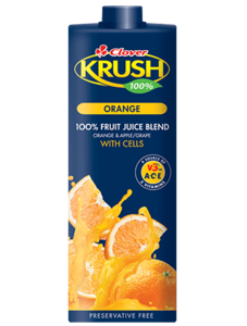 KRUSH 100% UHT ORANGE JUICE  1LT
